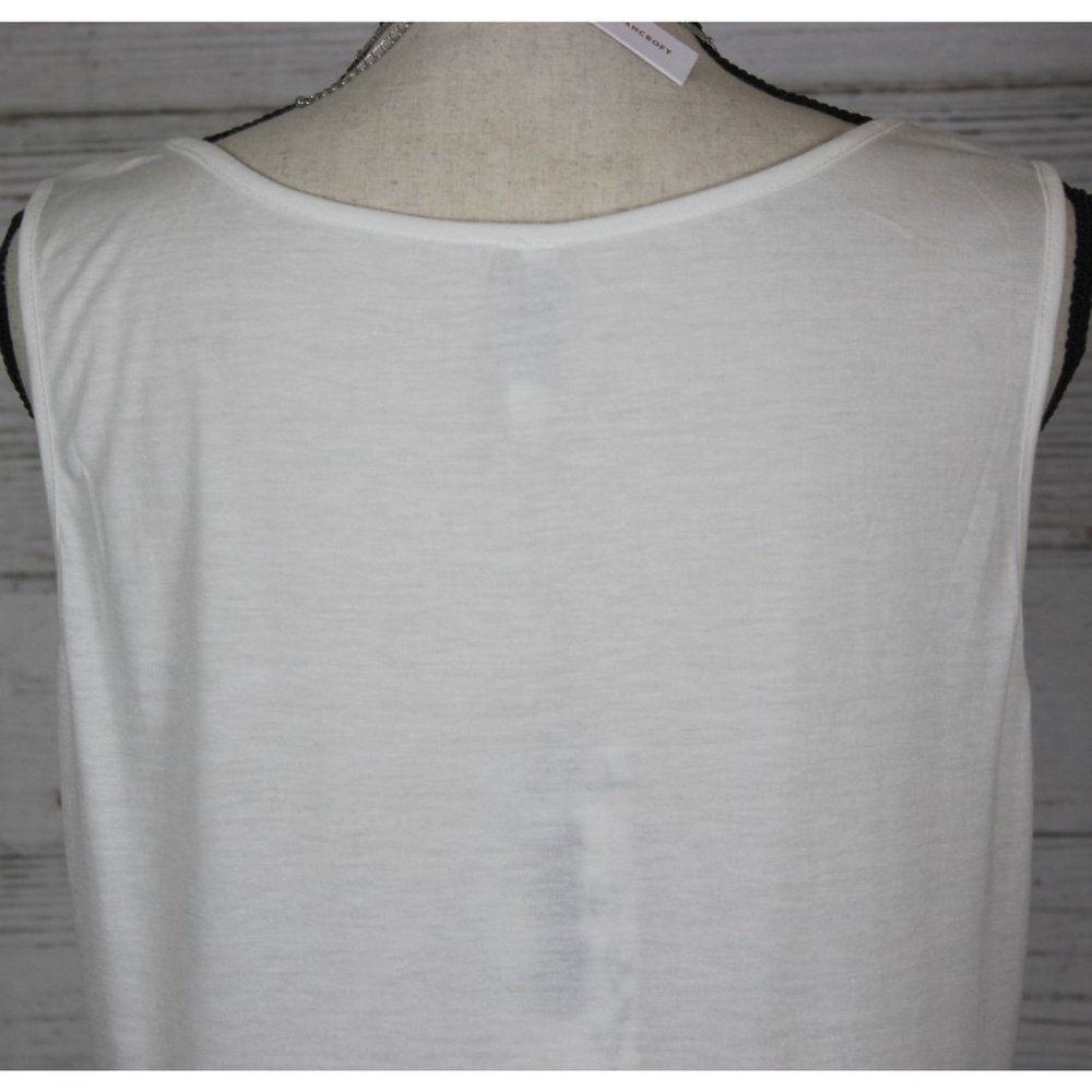 TRADED- NWT Monoreno White Swim Cover-Up Large - Picture 7 of 10
